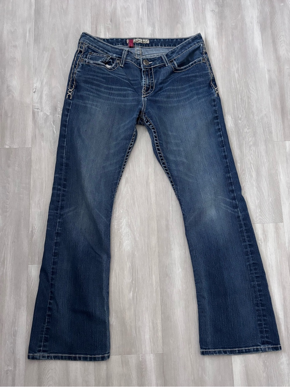 Y2K Buckle “Kate” Low Rise Stretch Jeans